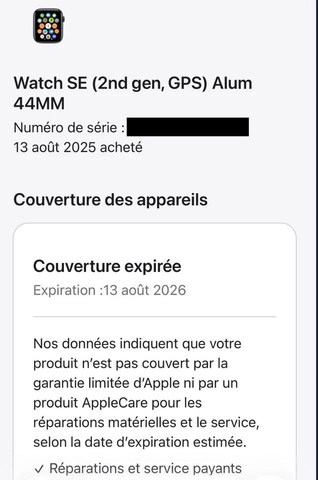 Apple Watch SE (2nd generation), photo 3 sur 5