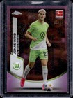 2023 Topps Chrome Bundesliga Jonas Wind Pink Refractor #62/75 Wolfsburg