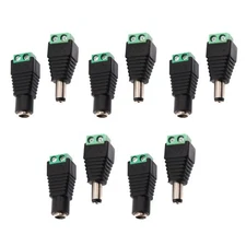 10pcs Male & Female 5.5mm x 2.1mm DC Power Connector Jack Plug 12V 24V 10A