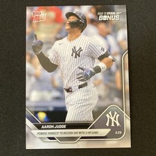 2025 Topps Now Road To Opening Day New York Yankees, w/ Aaron Judge Bonus #ODB-1