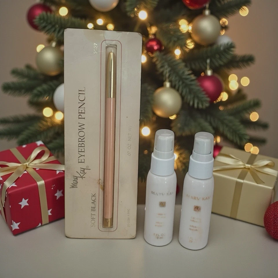 HTF Vintage Mary Kay SOFT BLACK Eyebrow /Brow Pencil (wooden) Made in USA 0.07oz - Image 3 of 4