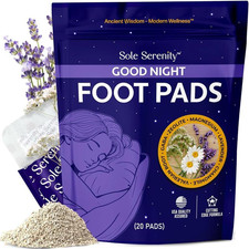 Sole Serenity Detox Foot Pads Zeolite Ashwagandha Good Night, Cleansing, S