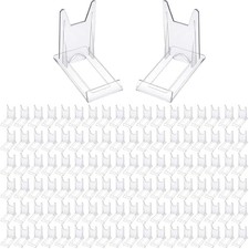 10 Pcs Acrylic Adjustable Plate Stands For Display Plastic Stand Holders Pi