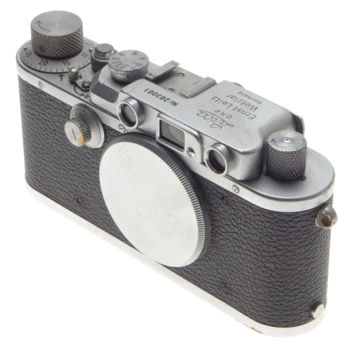 CUERPO DE CÁMARA CLÁSICO CROMADO 35mm RECIÉN REVISADO LEICA IIIA CARCASA CLA'd Foto 4 de 4