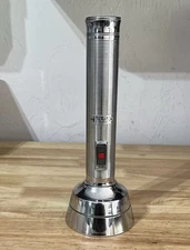 Vintage EverReady Captain Ribbed 10” Flashlight Union Carbide USA