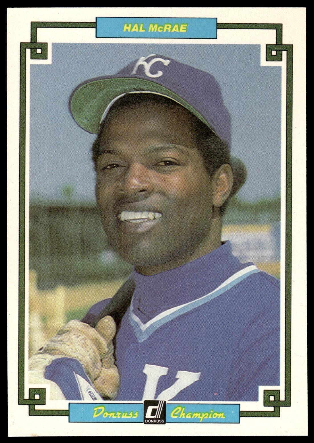 1984 Donruss Champions Hal McRae Kansas City Royals #17