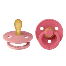 BIBS Pacifiers 06 Months  Colour Collection 2Pack  BPAFree Symmetrical Natu...