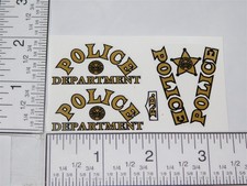 Marx Plastic Police Car Replacement Sticker MX-068