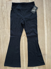 Art Class Girls Black Flare Pants M 8 Cotton Spandex Elastic Waist Regular Fit
