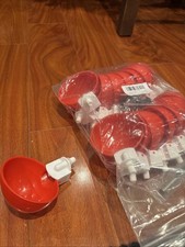 16-Pack Automatic Water Cups for Poultry Chicken, Duck, Quail, Drill