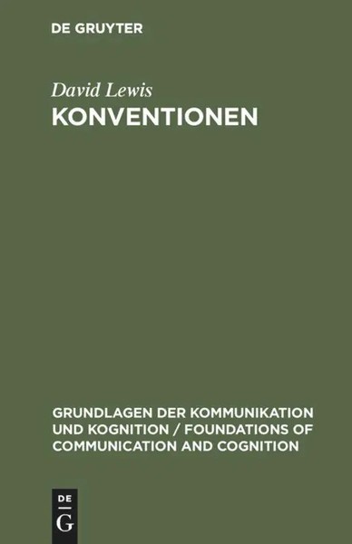 David Lewis | Konventionen | Buch | Deutsch | Xiv | De Gruyter-image