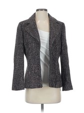 Dana Buchman Women Gray Wool Blazer 4