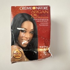  1 Creme of Nature with Argan Oil No-Lye Relaxer Damaged box