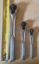 CRAFTSMAN *USA* 1/4", 3/8", & 1/2" DRIVE 3-PIECE RATCHET SET 44807, 44811, 44809