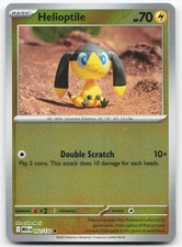 Helioptile - 052/132 #52/132 (Reverse Holo) NM ME01: Mega Evolution MEG Pokemon