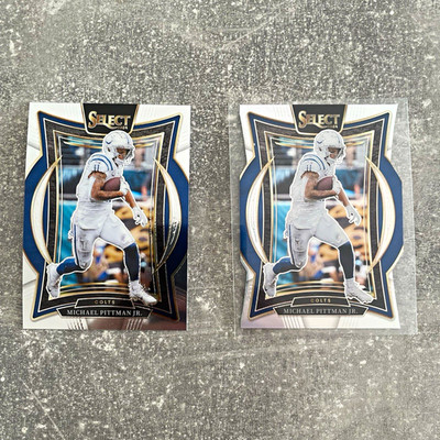 Panini Select 2024 NFL Michael Pittman Jr. Indianapolis Colts 2 Karten Lot