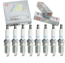 8 Pc NGK Laser Iridium Spark Plugs Compatible with Chevrolet Silverado 1500 4.8L
