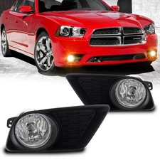 WEZEMLIGHT Fog Light Assembly Replacement For 2011-2014 Dodge Charger With H8...