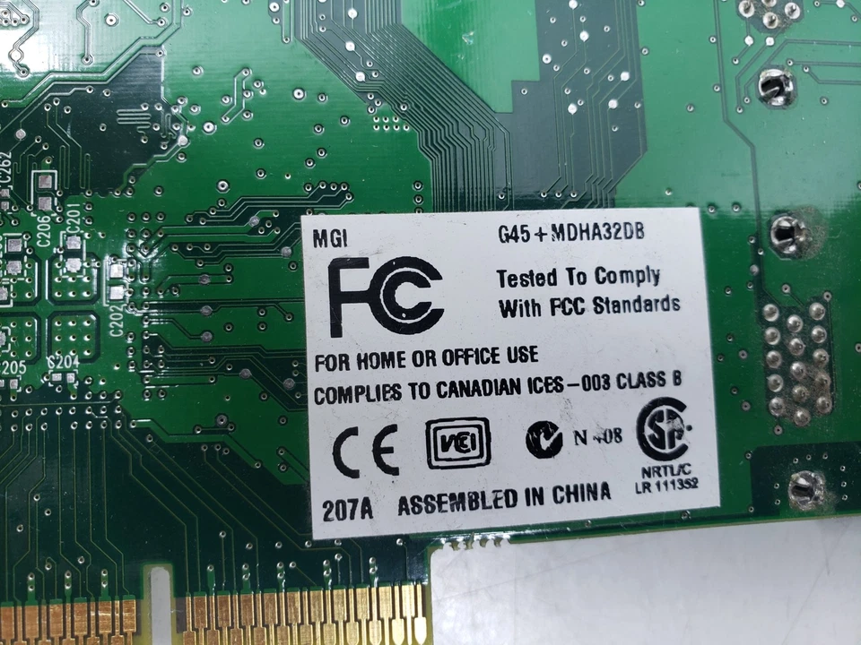 Lot of 6x Vintage Matrox PCI 32mb DDR Dual or single VGA Graphics Card - Image 3 of 4