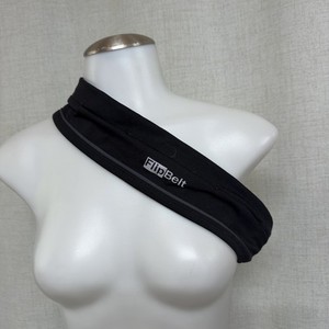 FLIPBELT Black Running Waist Belt Storage Pouch Gym Exercise  R