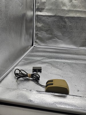 Vintage Microsoft Serial Mouse 2 Button Gray/White C3K7PN-9939 BUS Version Nice!