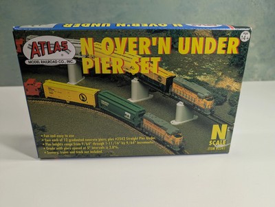 Atlas 2541 N Scale Over'N Under Pier Set (25 pcs) READ