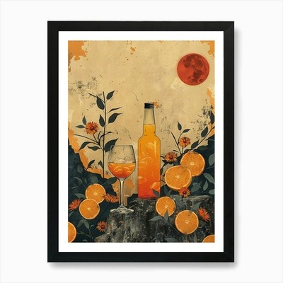 Aperol Spritz Art Print 167 Art Pri Framed Wall Art Poster Canvas Print Picture