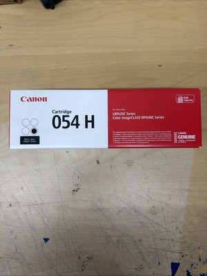 Canon 054H Black Toner Cartridge High Capacity for LBP620C Sealed