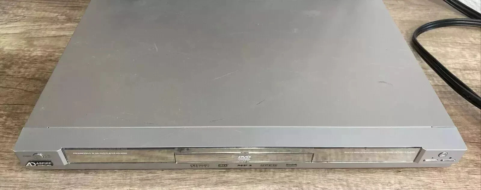 Aspire AD-1000 DVD Player with AV Cords No Remote Fully Functional