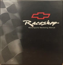 1997 Chevrolet Raceshop Motorsports Marketing Manual Dealer Display Album NASCAR