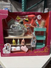 Our Generation Pet Grooming Salon Play Set for 18" Doll Size Toy NEW