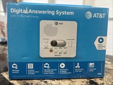 AT T Digital ANSWERING SYSTEM With Time/Day Stamp  1740 Model White NEW Sealed