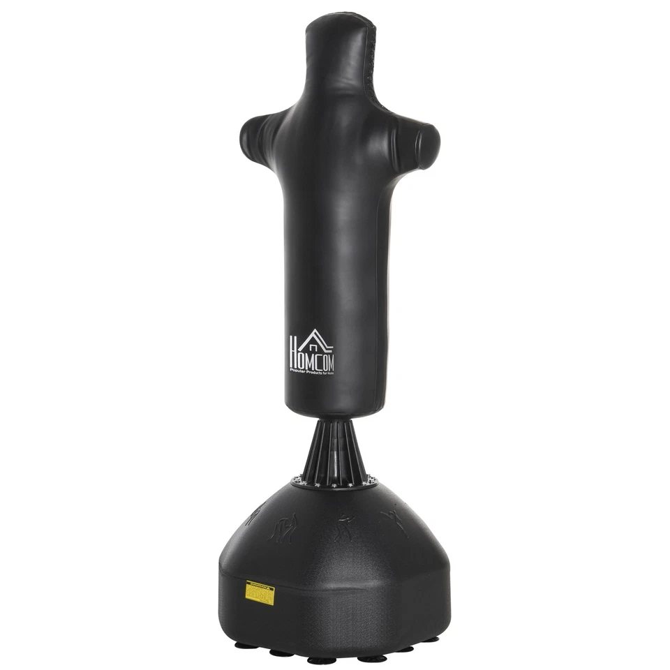 HOMCOM  Boxsack Stehend 180cm Standboxsack Boxdummy Boxsack-Ständer Schwarz - Bild 3 von 4