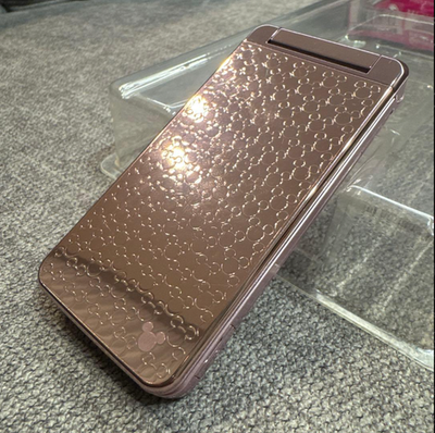 Rare/Excellent] Sharp Disney Mobile DM001SH Softbank Sparkle Pink