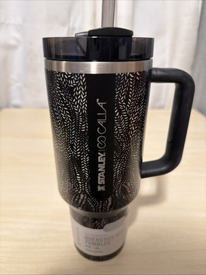 #ad Stanley x CALIA Black Serpent 40 oz. Quencher H2.0 FlowState Tumbler Exclusive $13.50