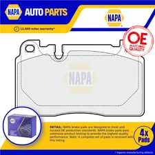 Brake Pads Set fits AUDI Q5 8RB 2.0D Front 12 to 17 NAPA 8R0698151AA 8R0698151AB