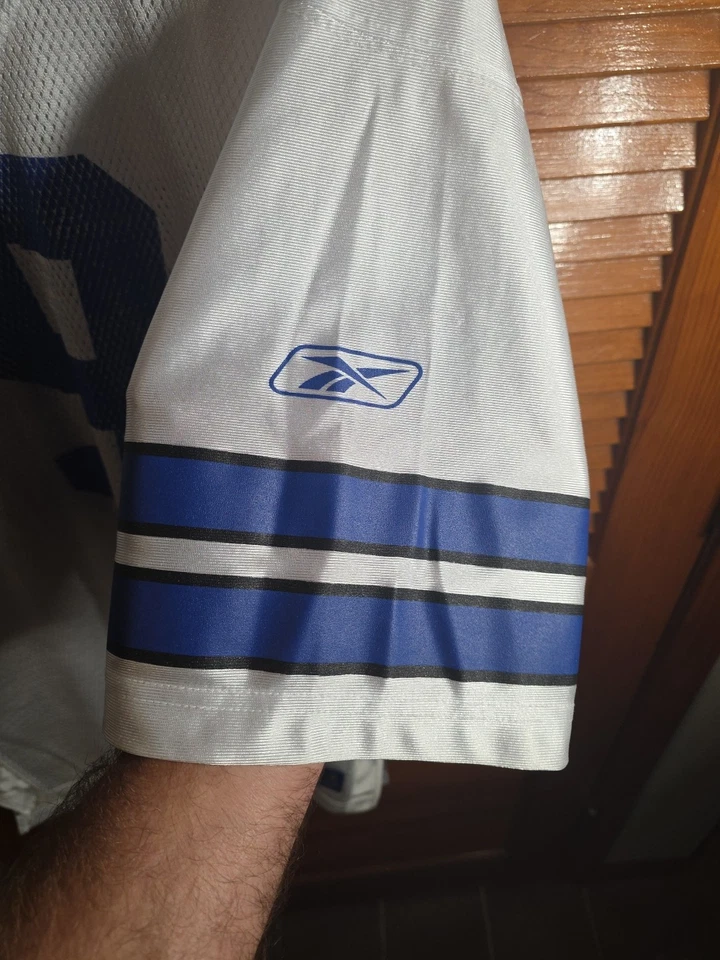 Camiseta deportiva blanca Reebok On Field de los Dallas Cowboys Tony Romo #8 talla XLarge XL Foto 4 de 4