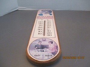MUELLER'S MACARONI ADVERTISING WEATHER THERMOMETER