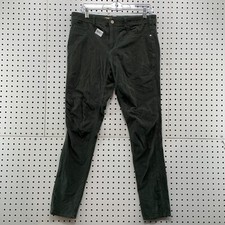 Anthropologie Pilcro and the Letterpress Serif Gray Corduroy Pants Green 32x29.5