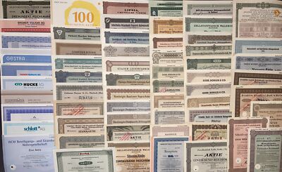 Lot/Collection: 60pcs Historical Securities - German Shares - See Pictures -!!