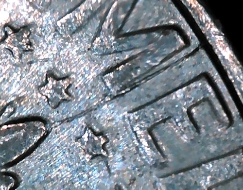 SN464 1996 P Kennedy Half Dollar Die Crack Break Error Grease Error on IN -TRUST - 第 1/6 張圖片
