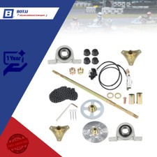 For Drift Trike Go Kart Rear Live Axle Kit Sprocket Hub Brake Assembly Hub Chain