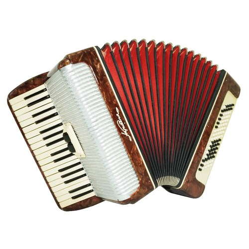 YAMAHA YA-48 Accordion 34 keys 48 basses Musical Instrument Black