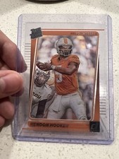 2023 Panini Chronicles Draft Picks Hendon Hooker Clearly Donruss RC #43 Lions