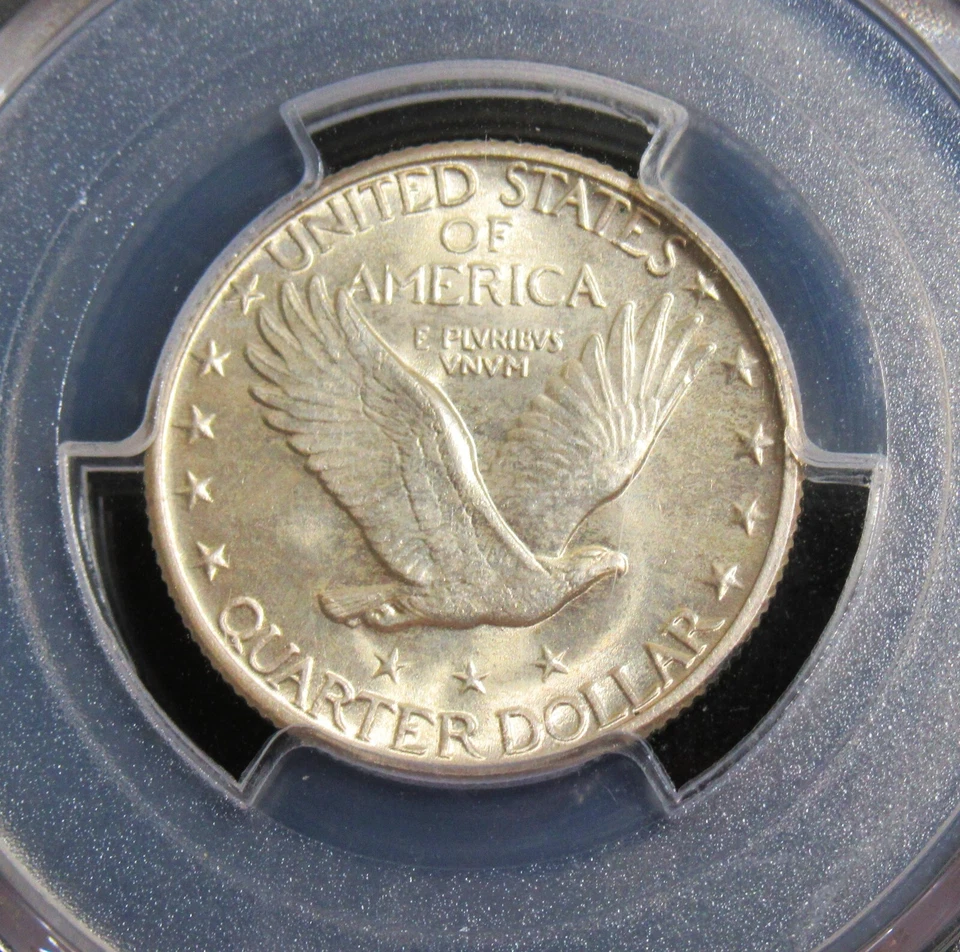 1930 25C Standing Liberty Quarter MS63 Full Head PCGS - Image 2 of 4