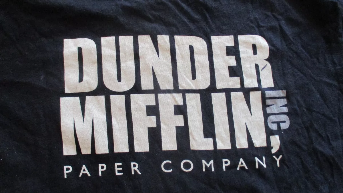 Dunder Mifflin Inc Paper Company The Office TV Show, Gildan Short