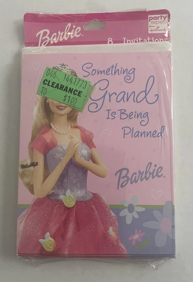 Vintage 2003 Barbie Party Invitations - 16 Total Party Express/Hallmark ￼ - Image 2 of 4