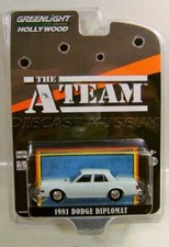 1981 '81 DODGE DIPLOMAT THE A TEAM DECKER HOLLYWOOD GREENLIGHT DIECAST 2020