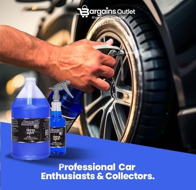 Lane's Super Blue Tire Shine Cleaner Spray for Long-Lasting Gloss and Protection