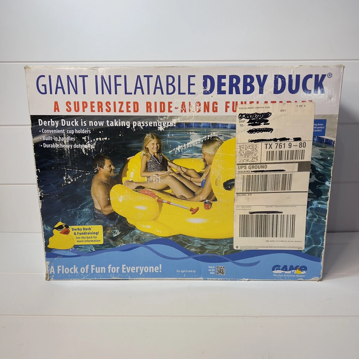 Giant inflatable sales derby duck
